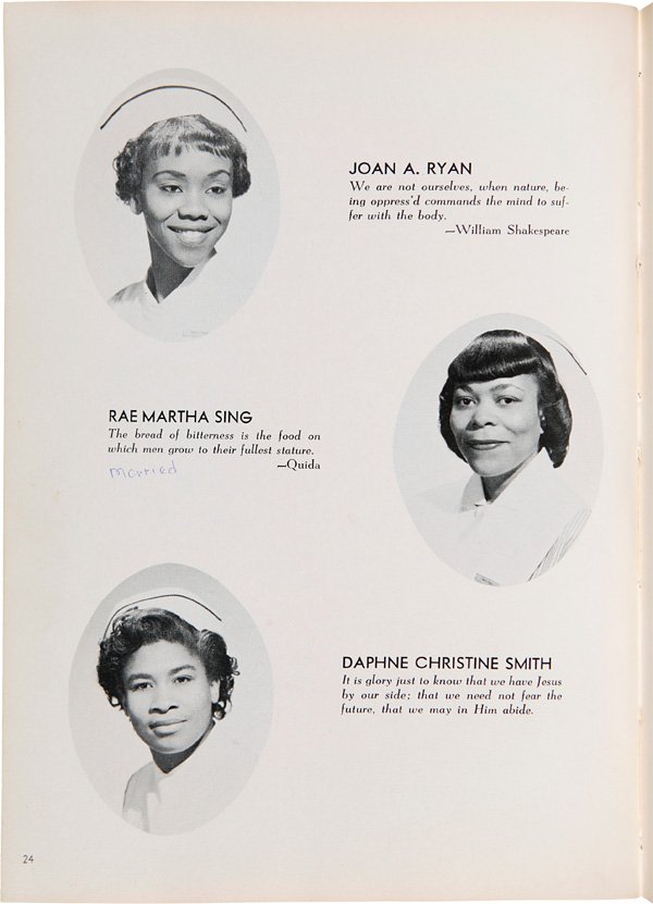 Harlem Hospital Nursing Yearbook 1959