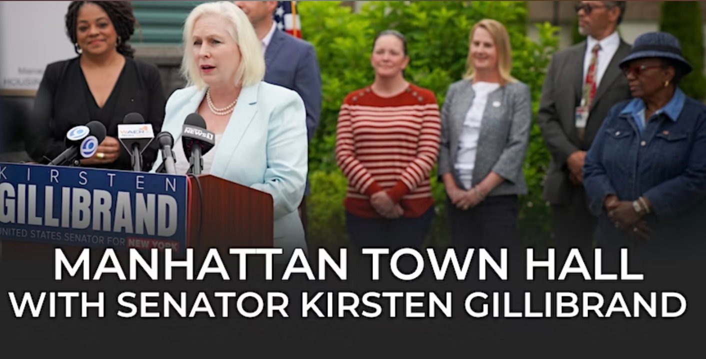 Join U.S. Kirsten Gillibrand’s Town Hall on Thursday August 25th at the Schomburg Center