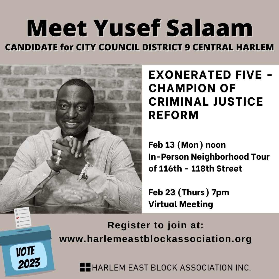 Candidate for Harlem’s City Council Representative