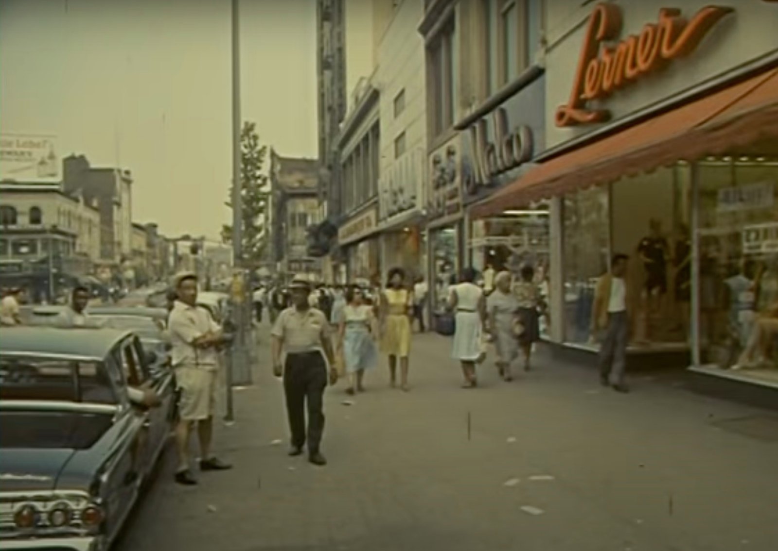 Color Stock Film of Harlem 1963