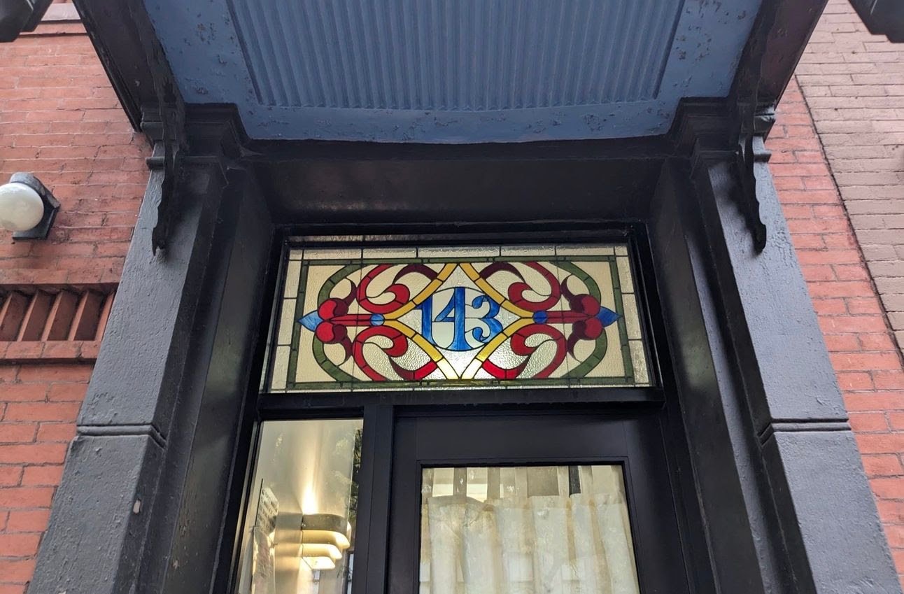 Stained Glass Street Number