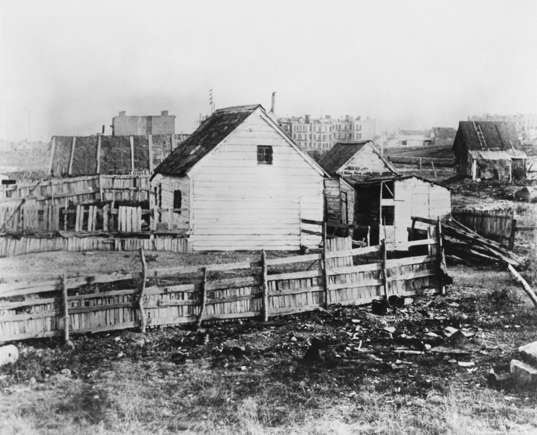 Wooden Shacks on 5th Avenue